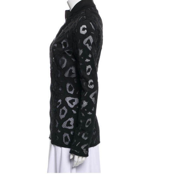 ANTHONY VACCARELLO Semi-Sheer Zip Casual Jacket Size: M | US8, FR40 - Picture 2 of 3